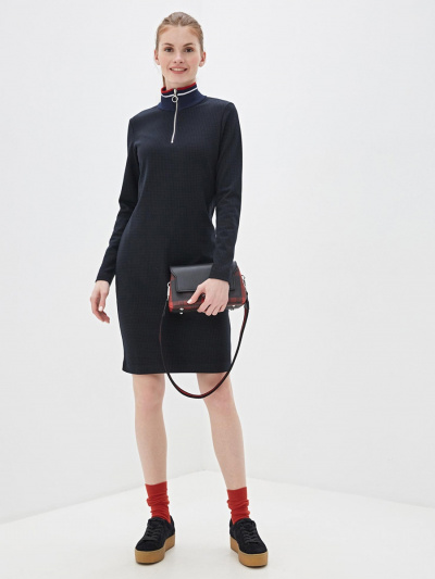 Платье Mark Formelle 152321/19-5881-4 клетка_черная_с_синим - фото 1