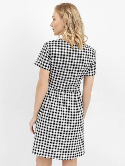 Платье Mark Formelle 152388/22/17676П-9 черно_белая_клетка - фото 3