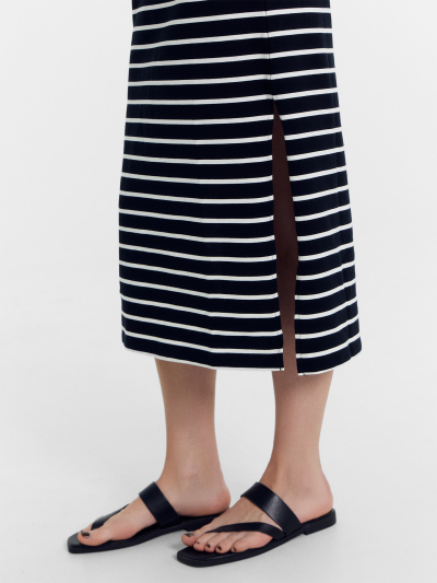 Платье Mark Formelle 152402/24-25986П-7 черно_белая_полоска - фото 2