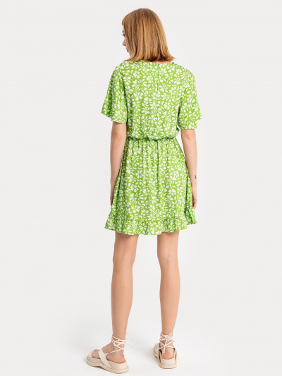 Платье Mark Formelle 152493/22/22301П-9 цветочки_на_салатовом - фото 2