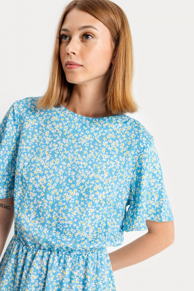 Платье Mark Formelle 152493/22/22301П-9 цветочки_на_я.синем - фото 4