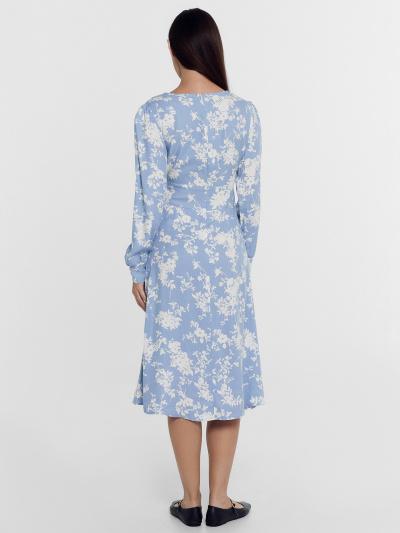 Платье Mark Formelle 152512/24-30360П-8 цветочки_на_пыльно_голубом - фото 5