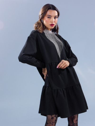 Платье Mark Formelle 152534/22/24557Ц-7 черный - фото 4