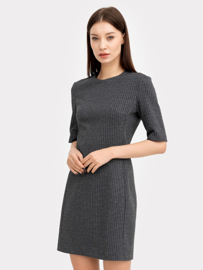 Платье Mark Formelle 152548/22/21038П-4 серая_елочка - фото 6