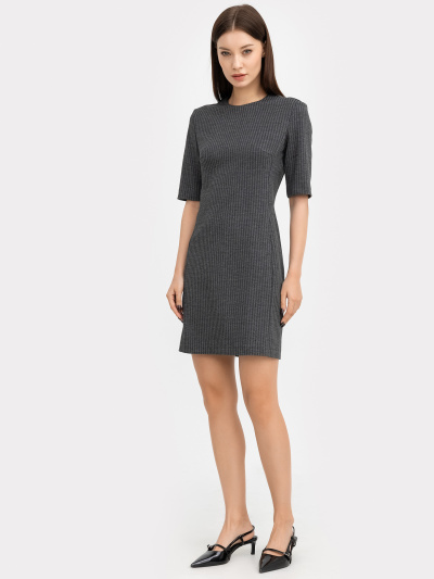 Платье Mark Formelle 152548/22/21038П-4 серая_елочка - фото 5