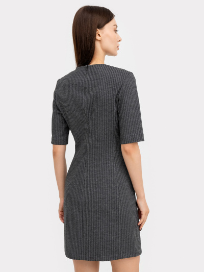 Платье Mark Formelle 152548/22/21038П-4 серая_елочка - фото 3