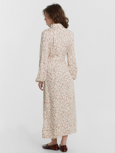 Платье Mark Formelle 152555/24-26519П-9 листья_на_кофейном - фото 6