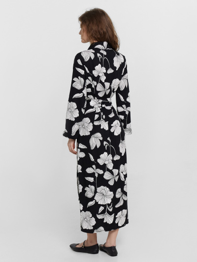 Платье Mark Formelle 152555/24-26519П-9 цветы_на_черном - фото 2