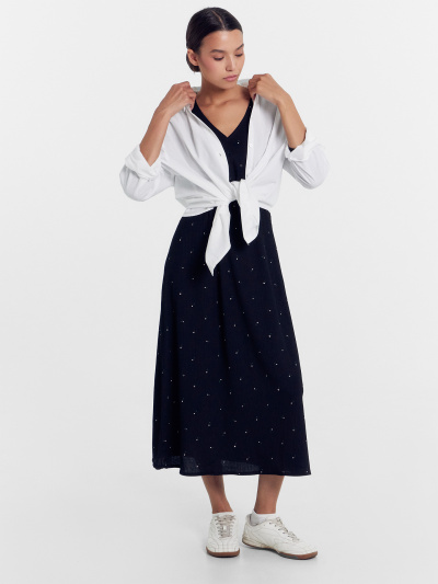 Платье Mark Formelle 152560/22/26335П-9 цветочки_на_черном - фото 7