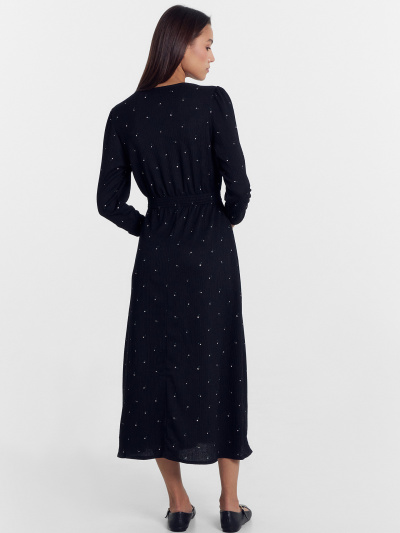 Платье Mark Formelle 152560/22/26335П-9 цветочки_на_черном - фото 3