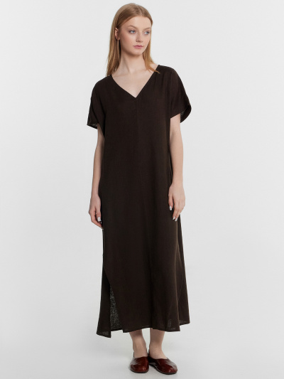 Платье Mark Formelle 152564/25-34497Ц-9 т.коричневый - фото 4