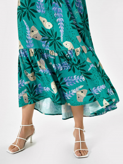 Сарафан Mark Formelle 152569/22/23091П-9 цветы_на_зеленом - фото 5