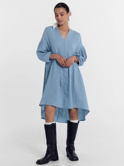 Платье Mark Formelle 152570/22/23020Ц-9 серо_голубой - фото 5