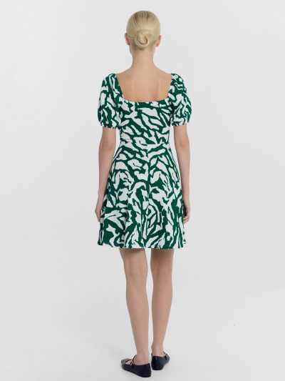 Платье Mark Formelle 152589/24-28285П-9 белые_пятна_на_изумрудном - фото 4