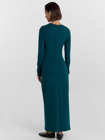 Платье Mark Formelle 152600/24-26609Ц-2 т.изумрудный - фото 3