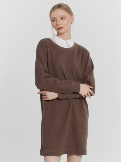 Платье Mark Formelle 152602/24-30235Ц-26 кофейный_меланж_5364_D - фото 4