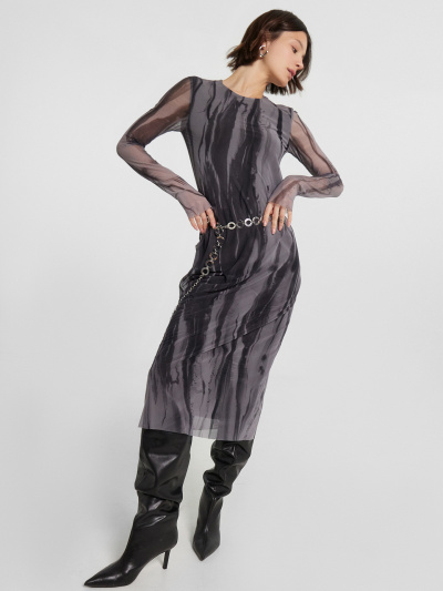 Платье Mark Formelle 152606/24-ОБР29854П-6 мазки_010.2_Сублимация_полотна - фото 1