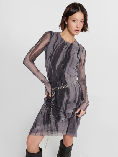 Платье Mark Formelle 152606/24-ОБР29854П-6 мазки_010.2_Сублимация_полотна - фото 4