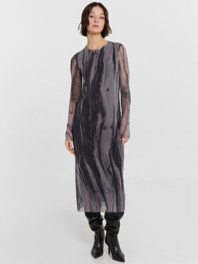 Платье Mark Formelle 152606/24-ОБР29854П-6 мазки_010.2_Сублимация_полотна - фото 2