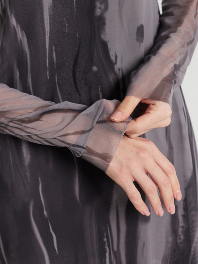 Платье Mark Formelle 152606/24-ОБР29854П-6 мазки_010.2_Сублимация_полотна - фото 6