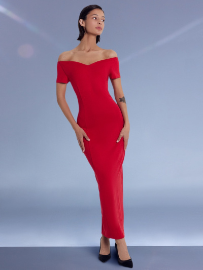 Платье Mark Formelle 152609/22/24378Ц-2 алый - фото 1