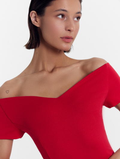 Платье Mark Formelle 152609/22/24378Ц-2 алый - фото 3