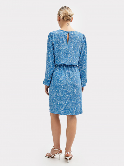 Платье Mark Formelle 152618/22/25233Ц-9 св.веточки_на_синем - фото 5