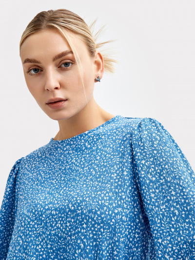 Платье Mark Formelle 152618/22/25233Ц-9 св.веточки_на_синем - фото 6