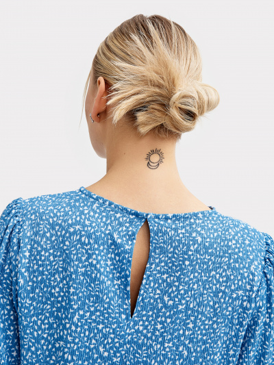 Платье Mark Formelle 152618/22/25233Ц-9 св.веточки_на_синем - фото 3