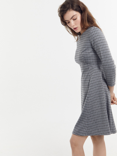 Платье Mark Formelle 152621/22/25750П-4 серая_гусиная_лапка - фото 8