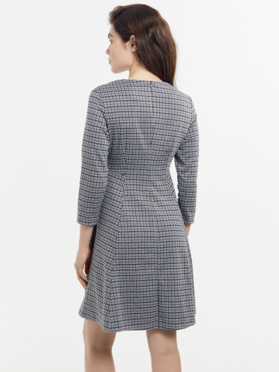 Платье Mark Formelle 152621/22/25750П-4 серая_гусиная_лапка - фото 6