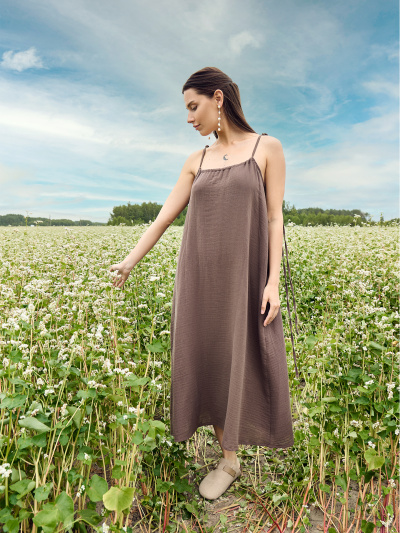 Платье Mark Formelle 152632/24-28268Ц-9 пепельно_коричневый - фото 1