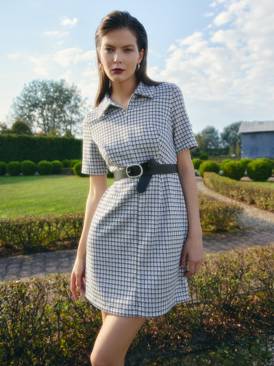 Платье Mark Formelle 152655/24-29697П-4 бордово_синяя_лапка - фото 1