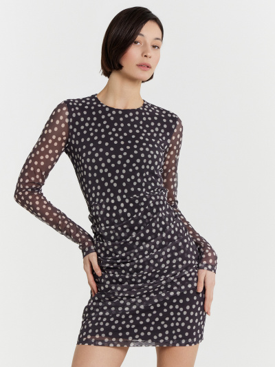 Платье Mark Formelle 152679/24-ОБР31942-6 темная_крапинка_010.2_Сублимация_полотна - фото 6