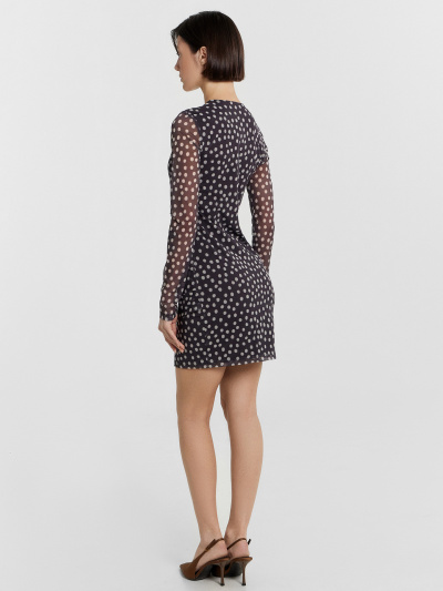 Платье Mark Formelle 152679/24-ОБР31942-6 темная_крапинка_010.2_Сублимация_полотна - фото 2