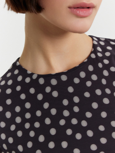 Платье Mark Formelle 152679/24-ОБР31942-6 темная_крапинка_010.2_Сублимация_полотна - фото 5