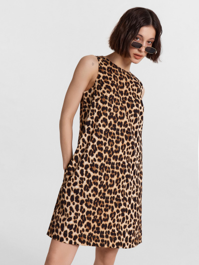 Сарафан Mark Formelle 152687/24-32766П-9 бежевый_леопард - фото 1