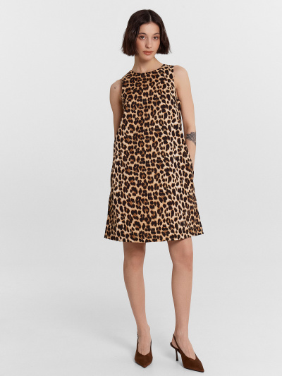 Сарафан Mark Formelle 152687/24-32766П-9 бежевый_леопард - фото 2