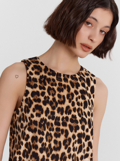 Сарафан Mark Formelle 152687/24-32766П-9 бежевый_леопард - фото 4