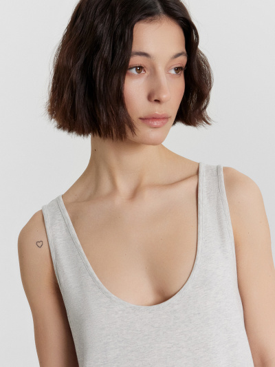 Платье Mark Formelle 152691/24-32181Ц-5 серый_меланж_4306_А_1 - фото 4