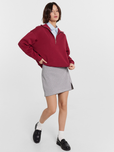 Юбка Mark Formelle 152767/24-4552Ц-4 бордово_синяя_лапка - фото 6