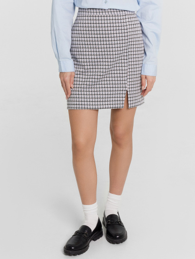 Юбка Mark Formelle 152767/24-4552Ц-4 бордово_синяя_лапка - фото 7