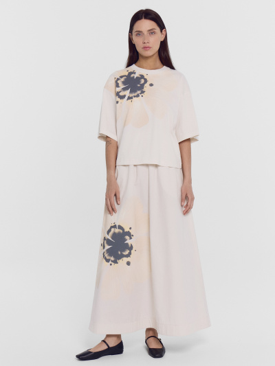 Юбка Mark Formelle 152796/24-29367П-9 белый_песок_печать_3_сл_на_дет_пер - фото 7