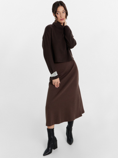 Юбка Mark Formelle 152802/24-29655Ц-2 пепельно_коричневый - фото 5