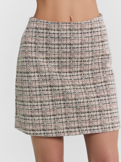 Юбка Mark Formelle 152805/24-33379П-4 цветная_клетка_на_молочном - фото 4