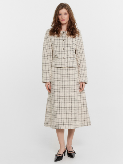 Юбка Mark Formelle 152807/24-34068Ц-4 молочный_твид - фото 1