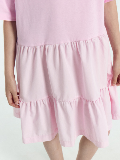 Платье Mark Formelle 157800/24-27438П-14 св.розовый_печать1_2_сл_на_пол - фото 5