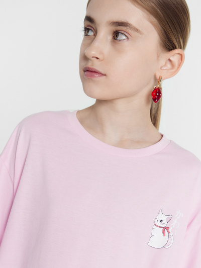 Платье Mark Formelle 157800/24-27439П-14 св.розовый_печать1_2_сл_на_пол - фото 3