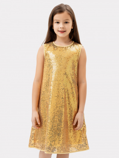 Платье Mark Formelle 157808/22/20750Ц-16 золотистые_пайетки - фото 5