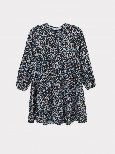 Платье Mark Formelle 157810/24-26153П-9 разноцветные_цветочки_на_черном - фото 2